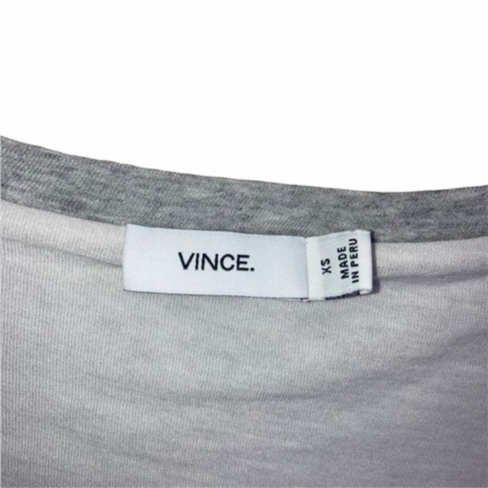 Vince Double Layer Colorblock Tee. - image 8